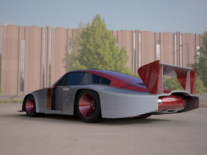 Nascar racing vehicle 3D 模型