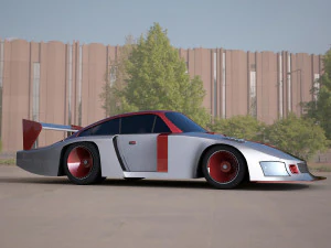 Nascar racing vehicle 3D Model