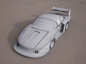 Nascar racing vehicle 3D 模型