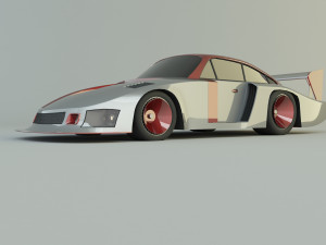 Nascar racing vehicle 3D 模型