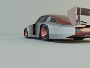 Nascar racing vehicle 3D 模型