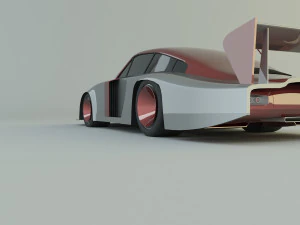 Nascar racing vehicle 3D Model