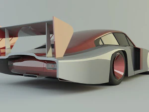 Nascar racing vehicle 3D Model