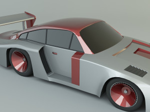 Nascar racing vehicle 3D 模型
