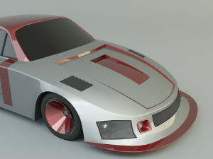 Nascar racing vehicle 3D 模型