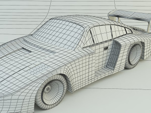 Nascar racing vehicle 3D 模型