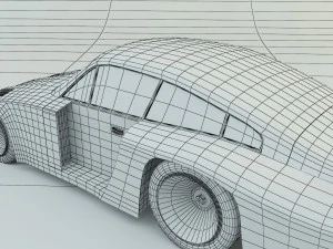 Nascar racing vehicle 3D Model