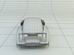 Nascar racing vehicle 3D Model