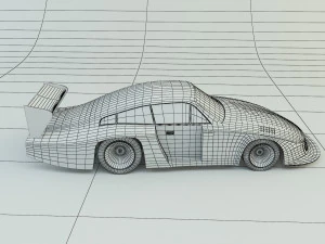 Nascar racing vehicle 3D Model