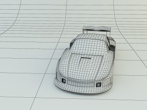 Nascar racing vehicle 3D 模型