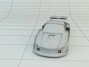 Nascar racing vehicle 3D Model
