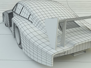 Nascar racing vehicle 3D 模型