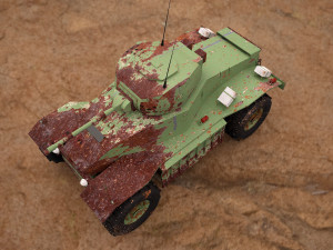 Aec armoured military vehicle 3D Модель