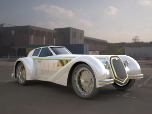 Alfa romeo 8c 2900b 3D Model