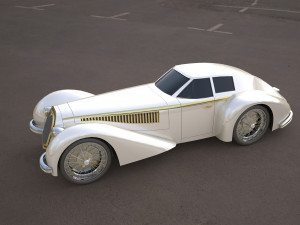 Alfa romeo 8c 2900b 3D-Modell