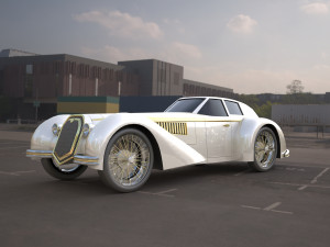 Alfa romeo 8c 2900b 3D-Modell