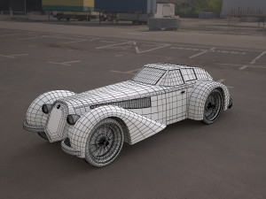 Alfa romeo 8c 2900b 3D-Modell