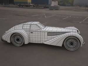 Alfa romeo 8c 2900b 3D-Modell