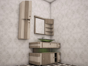 Bathroom cabinet model 3ds max 3D Model