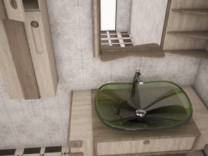 Bathroom cabinet model 3ds max Modello 3D