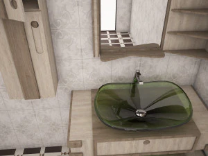Bathroom cabinet model 3ds max 3D Model
