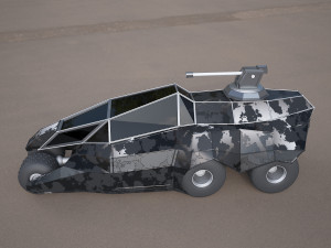 Batmobile concept car 3ds Modèle 3D