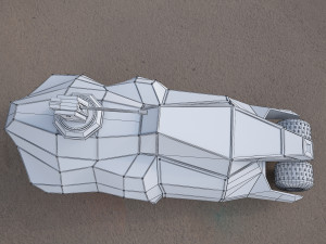 Batmobile concept car 3ds Modèle 3D