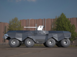 Batmobile tank concept Modello 3D