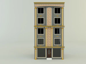 Edif&iacute;cio 582 cl&aacute;ssico Modelo 3D