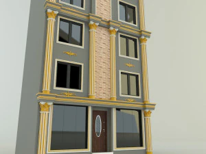 Building 582 classic 3D Model