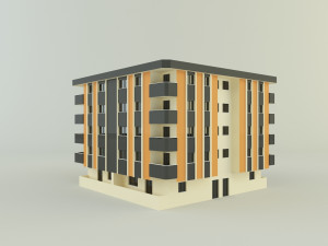 3d building 584 3D Model