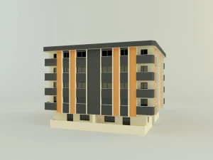 3d building 584 3D Model