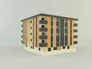3d building 584 3D Model