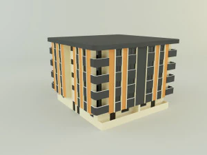 3d building 584 3D Model