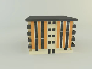 3d building 584 3D Model