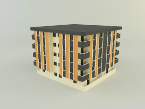 3d building 584 3D Model