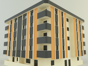 3d building 584 Modelo 3D