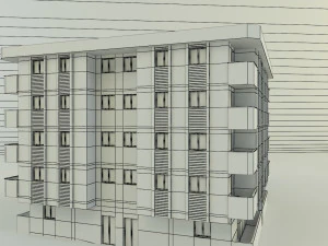 3d building 584 3D Model