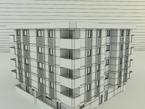 3d building 584 3D Model