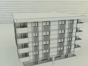 3d building 584 3D Model