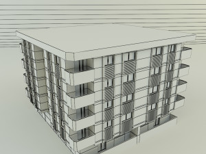 3d building 584 Modelo 3D