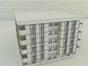 3d building 584 3D Model