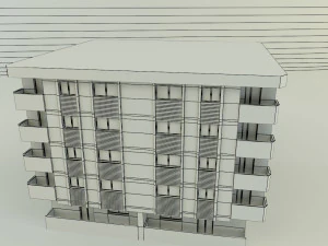 3d building 584 3D Model