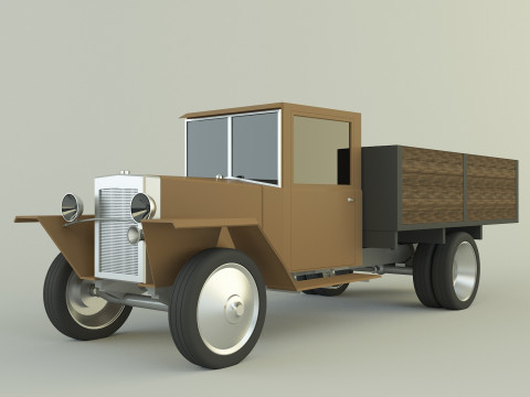 GAZ MM military vehicle Modèle 3D