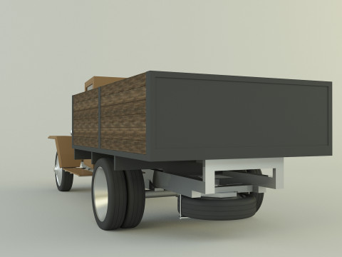 GAZ MM military vehicle Modello 3D