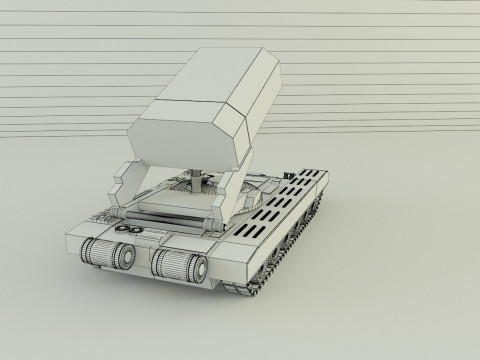 Heavy Multiple Rocket Launcher Soviet v1 3D Model