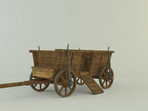 Hussites war wagon Modelo 3D