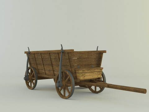 Hussites war wagon 3D Model