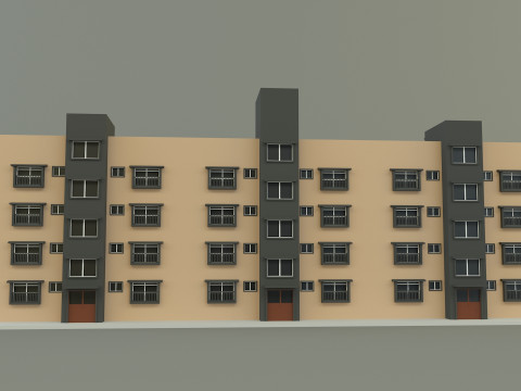 Japanese publichousing model 3D 모델