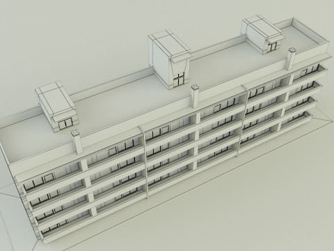 Japanese publichousing model 3D 모델